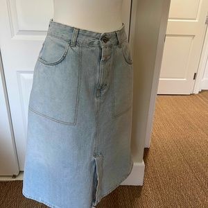CLOSED Light Denim Skirt